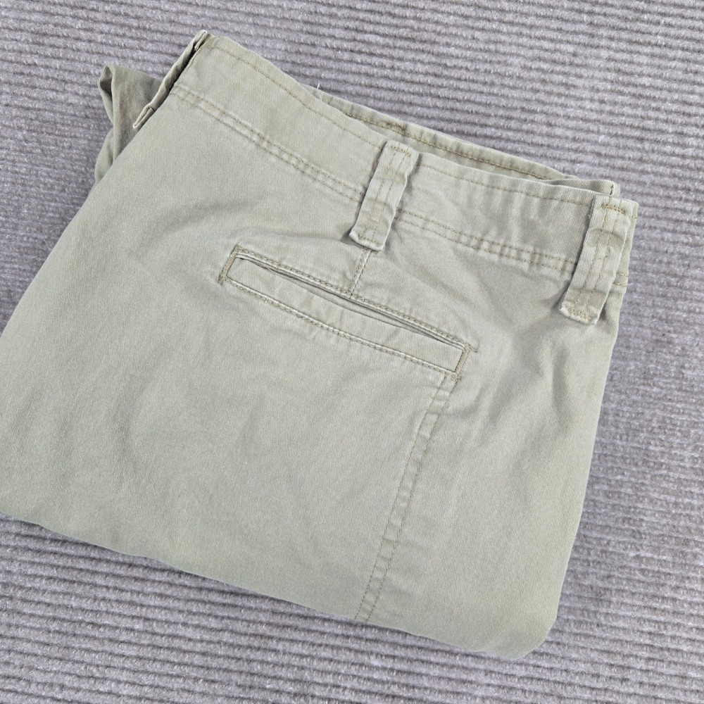 Wrangler Mens 42x30 Khaki Relaxed Fit Stretch Cargo Pants 70ABWEW
